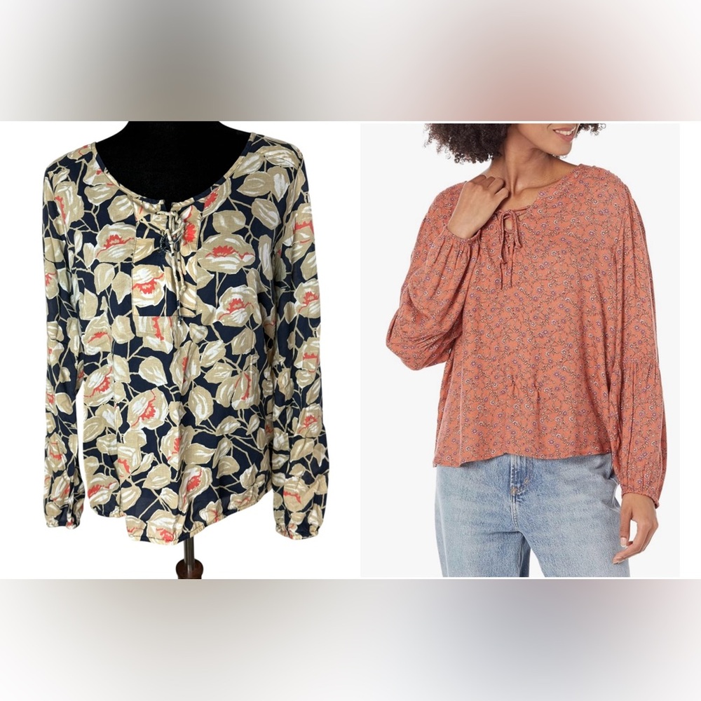 Floral Print Long Sleeve Top
